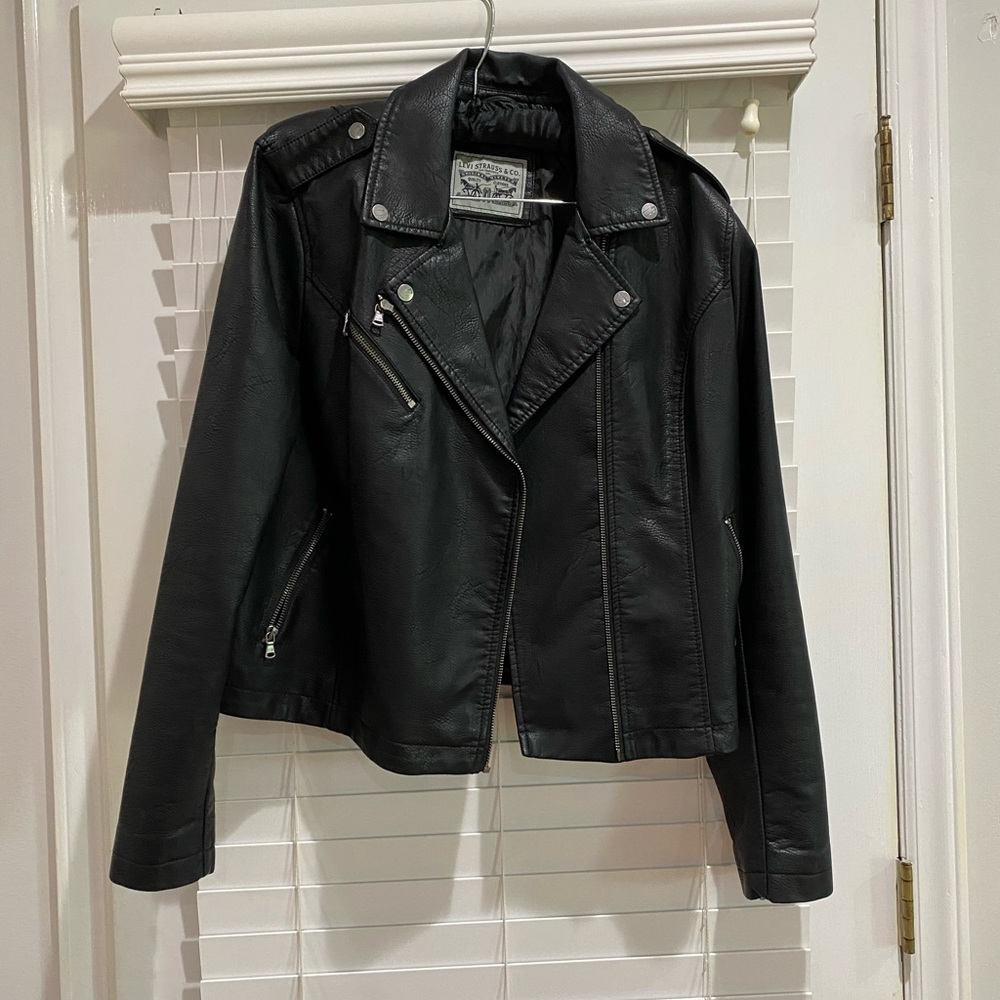 Levi leather type jacket